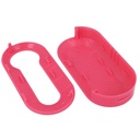 Guscio Cover In Plastica Colore Rosa Per Chiavi Telecomando Senza Lama Fiat Grande Punto Evo Panda Bravo Stilo 500L Lancia Y Delta Musa