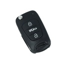 Guscio Chiave Telecomando 3 Tasti con Lama TOY48 Batteria Su Circuito Senza Transponder Per Kia Sportage Rio Picanto