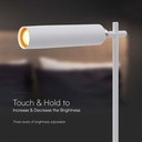 Lampada LED da Tavolo Magnetica 3W Ricaricabile con USB C Touch Dimmerabile 4000K Colore Bianco SKU-23041