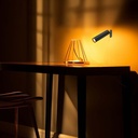 Lampada LED da Tavolo Magnetica 3W Ricaricabile con USB C Touch Dimmerabile 4000K Colore Nero SKU-23042