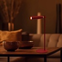 Lampada LED da Tavolo Magnetica 3W Ricaricabile con USB C Touch Dimmerabile 4000K Colore Rosso SKU-23043