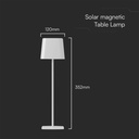 Lampada LED da Tavolo Magnetica 5W con Batteria Ricaricabile USB C Colore Bianco Touch Dimmerabile 3in1 IP65 SKU-23412