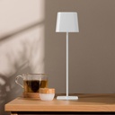 Lampada LED da Tavolo Magnetica 5W con Batteria Ricaricabile USB C Colore Bianco Touch Dimmerabile 3in1 IP65 SKU-23412