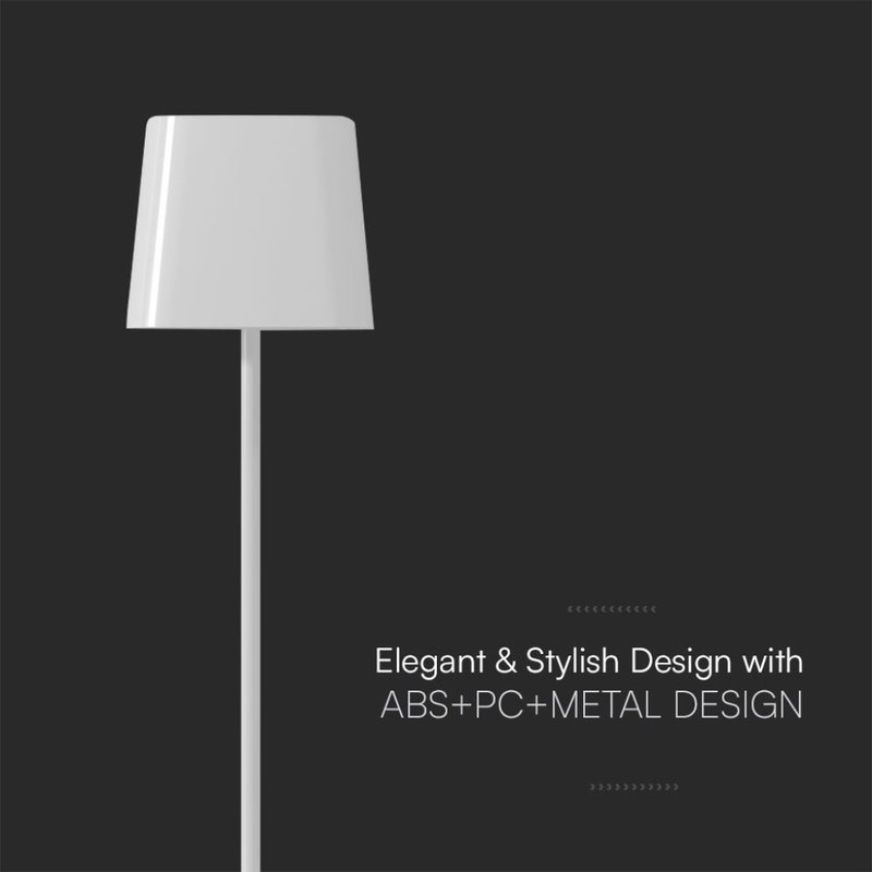 Lampada LED da Tavolo Magnetica 5W con Batteria Ricaricabile USB C Colore Bianco Touch Dimmerabile 3in1 IP65 SKU-23412