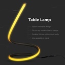 Lampada Led da Tavolo Design Moderna Spirale 17W Caldo 3000K Colore Nero Con Interruttore SKU-2140311