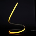 Lampada Led da Tavolo Design Moderna Spirale 17W Caldo 3000K Colore Nero Con Interruttore SKU-2140311