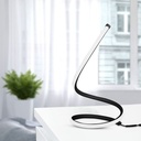 Lampada Led da Tavolo Design Moderna Spirale 17W Caldo 3000K Colore Nero Con Interruttore SKU-2140311