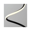 Lampada Led da Tavolo Design Moderna Spirale 17W Caldo 3000K Colore Nero Con Interruttore SKU-2140311