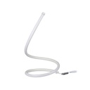 Lampada Led da Tavolo Design Moderna Spirale 17W Caldo 3000K Colore Bianco Con Interruttore SKU-40321