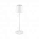 Lampada LED da Tavolo 2W Colore Bianco in Alluminio con caricatore Wireless e Touch Dimmerabile 3000K IP54 SKU-7651