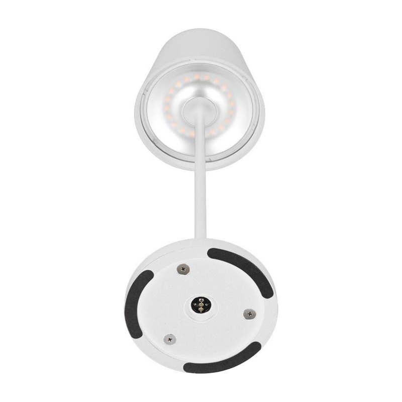 Lampada LED da Tavolo 2W Colore Bianco in Alluminio con caricatore Wireless e Touch Dimmerabile 3000K IP54 SKU-7651