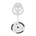 Lampada LED da Tavolo 2W Colore Bianco in Alluminio con caricatore Wireless e Touch Dimmerabile 3000K IP54 SKU-7651