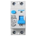 ETTROIT Interruttore Differenziale Puro 2P 25A 6kA 30mA 220V Salvavita Differenziale Occupa 2 Moduli DIN
