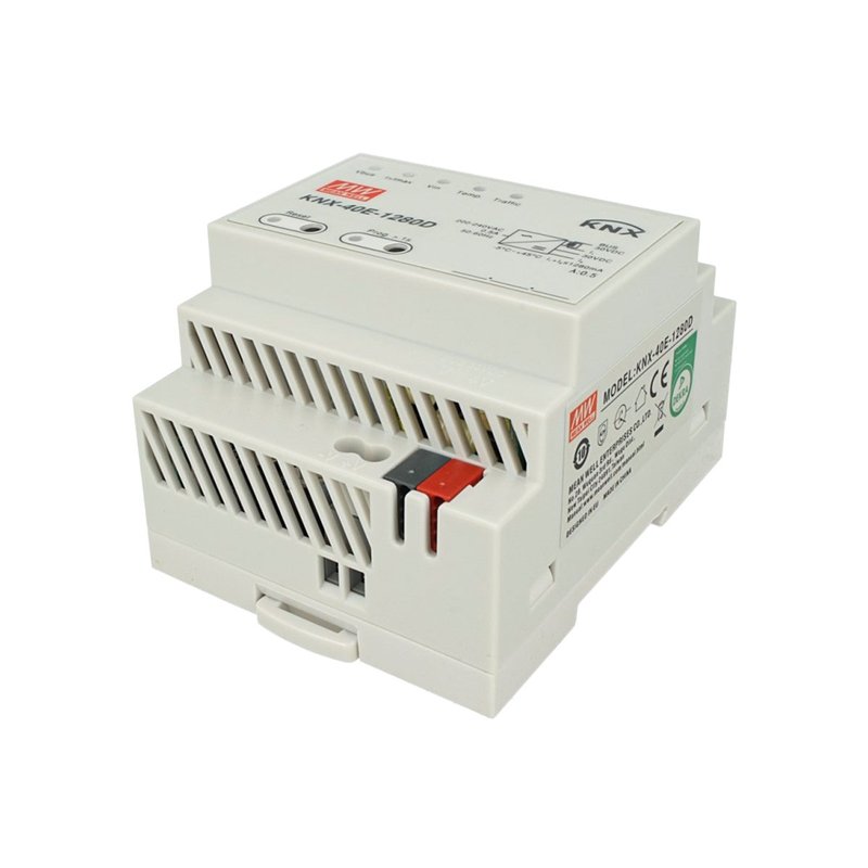 KNX-40E-1280D Alimentatore KNX Con Funzione Diagnosi 30V 1280 mA 38,4W Konnex Per Guida DIN Binario