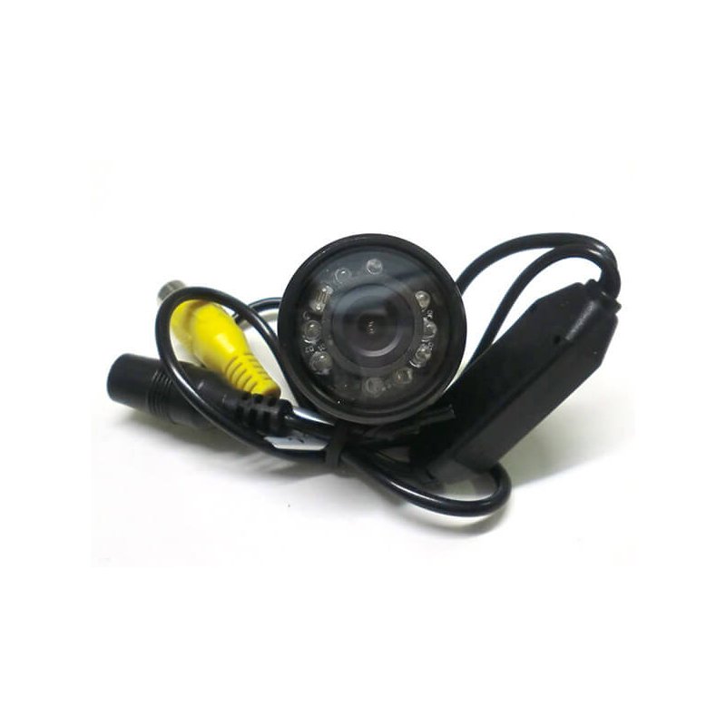 Telecamera Retromarcia Da Incasso Infrarossa Stagna 9 Led 12V Auto