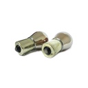 Blister 2 Lampade Invisibile Cromato S25 PY21W BAU15S 12V 21W Per Frecce Auto Arancione