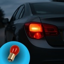 10 Pezzi Lampada Alogena S25 P21/5W BAY15D 12V 21/5W Rosso Doppio Filamento