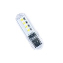 2 pcs Lampada Notturna Decorativa USB a LED Portatile 0.8W 59LM Luce Fredda 6500K