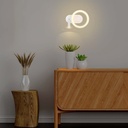 Applique Lampada LED da Muro 14W 250*100*180mm in Metallo Colore Bianco 4000K SKU-14982