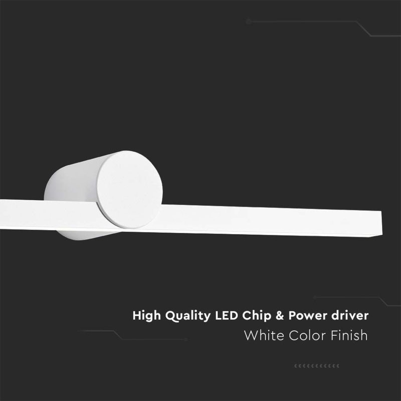 Lampada LED da Specchio Bagno 10W 1530LM Colore Bianco 3000K 610X100X75mm IP65 SKU-405811
