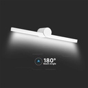 Lampada LED da Specchio Bagno 10W 1530LM Colore Bianco 3000K 610X100X75mm IP65 SKU-405811