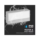 Applique Lampada LED da Muro Rettangolare 12W Doppio Fascio Luminoso Colore Grigio 4000K IP65 SKU-218243