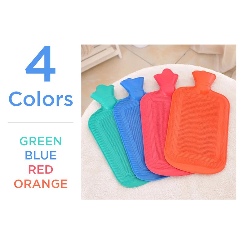 Borsa Acqua Calda 2 Litri Modello Semplice Colore Assortito