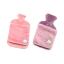 Borsa Acqua Calda 1 Litro Con Fodera Peluche Morbida Colore Assortito
