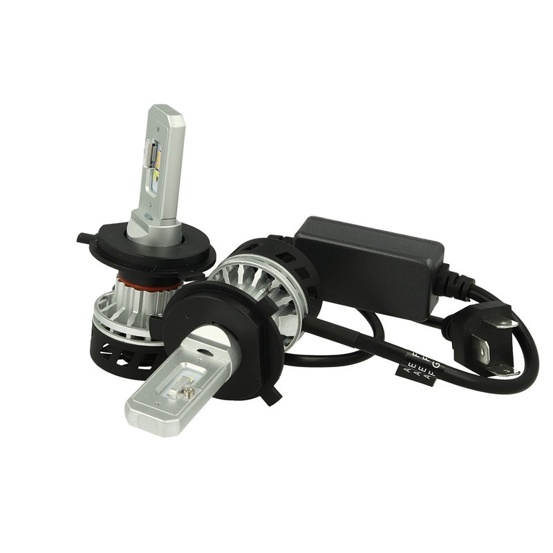 Kit Full Led Canbus H4 30W Dual Color 6000K 3000K Doppio Colore Bianco Giallo Super Luminoso e Antinebbia 12V 24V 5000lm
