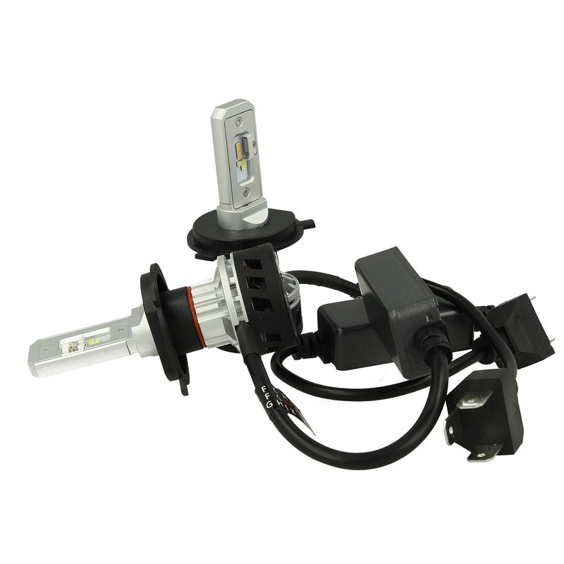 Kit Full Led Canbus H4 30W Dual Color 6000K 3000K Doppio Colore Bianco Giallo Super Luminoso e Antinebbia 12V 24V 5000lm