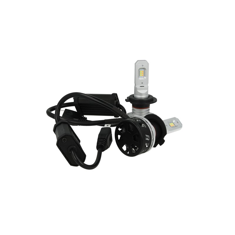 Kit Full Led Canbus H7 30W Dual Color 6000K 3000K Doppio Colore Bianco Giallo Super Luminoso e Antinebbia 12V 24V 5000lm