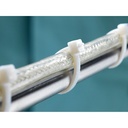 100 Fascette Cablaggio Stringicavo 3.5X150mm Colore Bianco Per Legare Fili Cavi SKU-11165