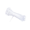 100 Fascette Cablaggio Stringicavo 3.5X150mm Colore Bianco Per Legare Fili Cavi SKU-11165