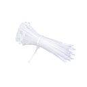 100 Fascette Cablaggio Stringicavo 4.5X150mm Colore Bianco Per Legare Fili Cavi SKU-11171