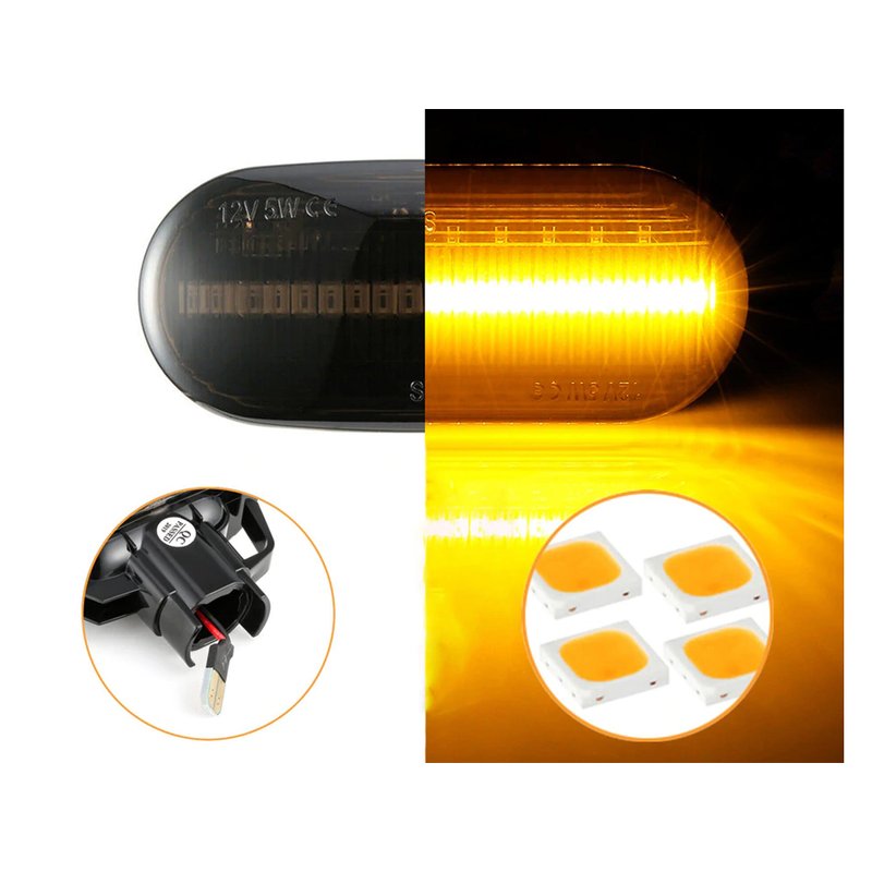 Kit Freccia Laterale a Led Side Marker Dinamica Lente Fume Honda Civic Accord OEM 34301-SNW-003