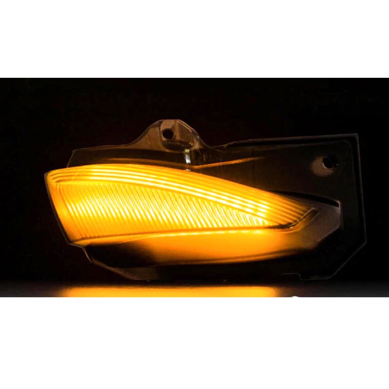 Kit Freccia Led Specchietto Retrovisore Dinamico Sequenziale Toyota Corolla Dopo 2019 Lente Fume Arancione