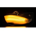 Kit Freccia Led Specchietto Retrovisore Dinamico Sequenziale Toyota Corolla Dopo 2019 Lente Fume Arancione