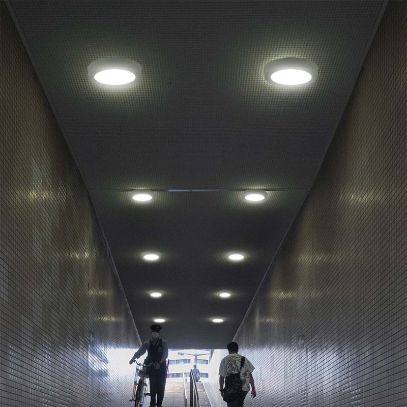 Plafoniera Pannello Led Slim Montaggio a Plafone Rotondo 12W 1200LM 3000K SKU-7873