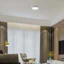 Plafoniera Pannello Led Slim Montaggio a Plafone Rotondo 12W 1200LM 6500K SKU-7875