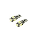 24V Lampada Led Canbus T10 W5W Bianco Per Camion Bus Barca 5 Smd 5050 Luci Posizione Targa
