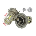 Lampada Led H7 12V 45W Bianco No Polarita Super Luminoso 1000 Lumens