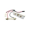 Pannello Led Per Luci Plafoniera Abitacolo Cortesia Auto 3 Smd PCB Osram Bianco 12V T10 e Siluro