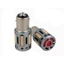 Lampada Led BAY15D 1157 100% Canbus 12V 21/5W Effettiva Colore Rosso Con Ventola In Testa