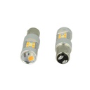 Lampada Led BAY15D 1157 12V P21/5W Dual Color Bianco + Arancione 28 Smd 2835 Frecce