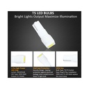 10 Lampadine Led T5 12V W1,2W Colore Bianco Con 1 Smd 5050 Luci Cruscotto Auto e Moto