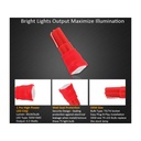 10 Lampadine Led T5 12V W1,2W Colore Rosso Con 1 Smd 5050 Luci Cruscotto Auto e Moto