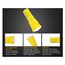 10 Lampadine Led T5 12V W1,2W Colore Giallo Arancione Con 1 Smd 5050 Luci Cruscotto Auto e Moto