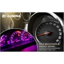 10 Lampadine Led T5 12V W1,2W Colore Rosa Pink Con 1 Smd 5050 Luci Cruscotto Auto e Moto