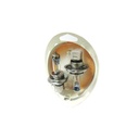 Coppia Lampada H4 12V 60/55W P43t X-Power +50% Luminosita T10 W5W Luci Posizione In Regalo