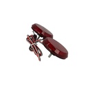 Kit 2 Fanali Posteriori A Led Rosso Per Nissan Qashqai Toyota Sienna Corolla Scion XB IQ Sostituzione Riflettore Catarifrangente Originale